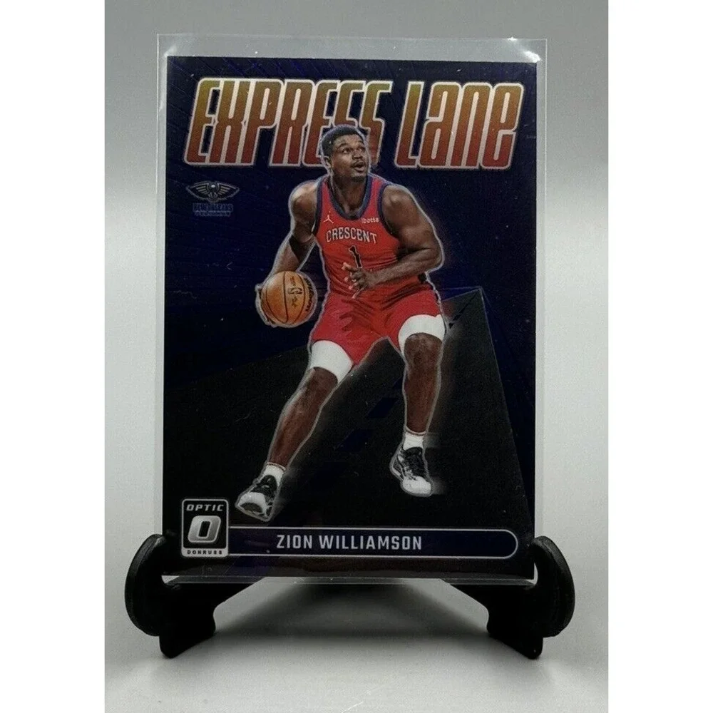 2023-24 Donruss Optic Zion Williamson Express Lane‎ Purple Holo Prizm